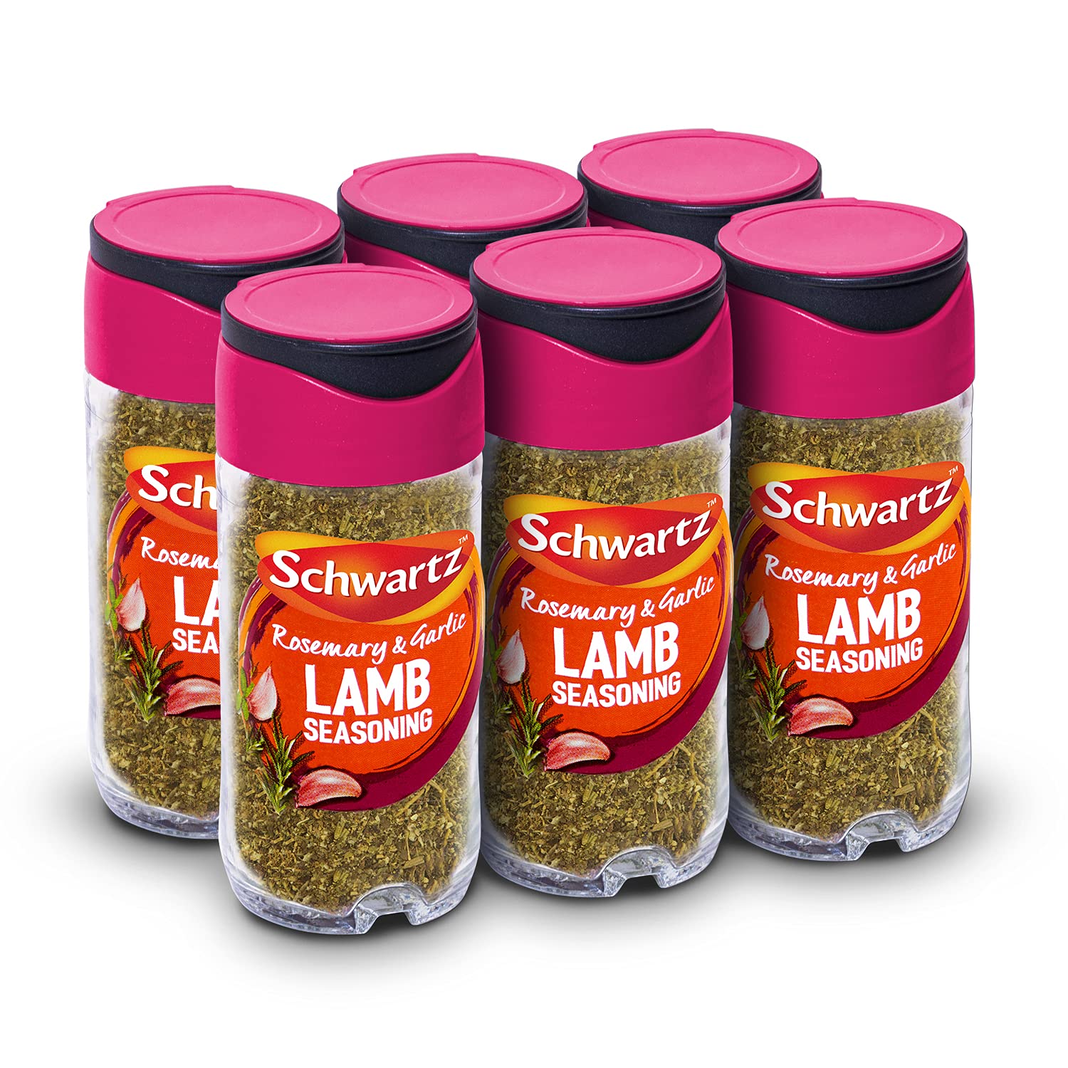 Schwartz Rosemary and Garlic Lamb Seasoning – 38g Herb Blend (Pack of 6)