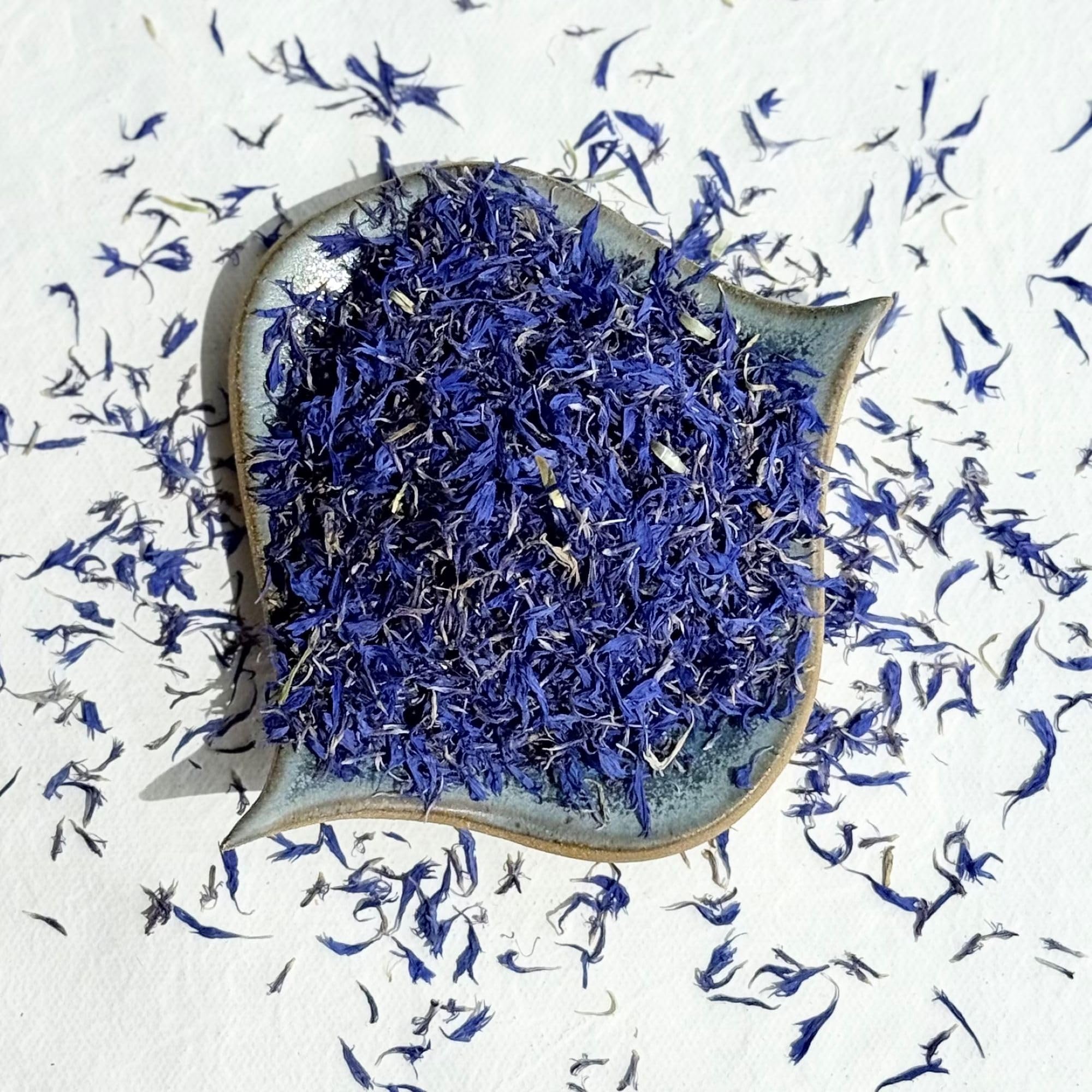 Jolof Store Edible Blue Cornflower Petals – 25g Dried Food Grade Garnish