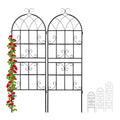 Relaxdays Metal Trellis Set of 2 – Vintage Iron Climbing Plant Support