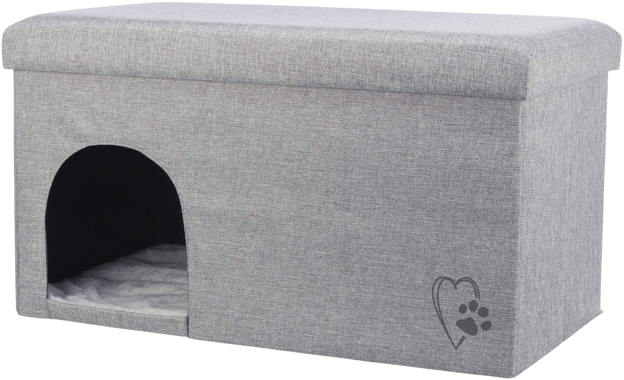 Trixie Kimy Cave – Foldable Woven Fabric Pet Bed for Cats and Dogs