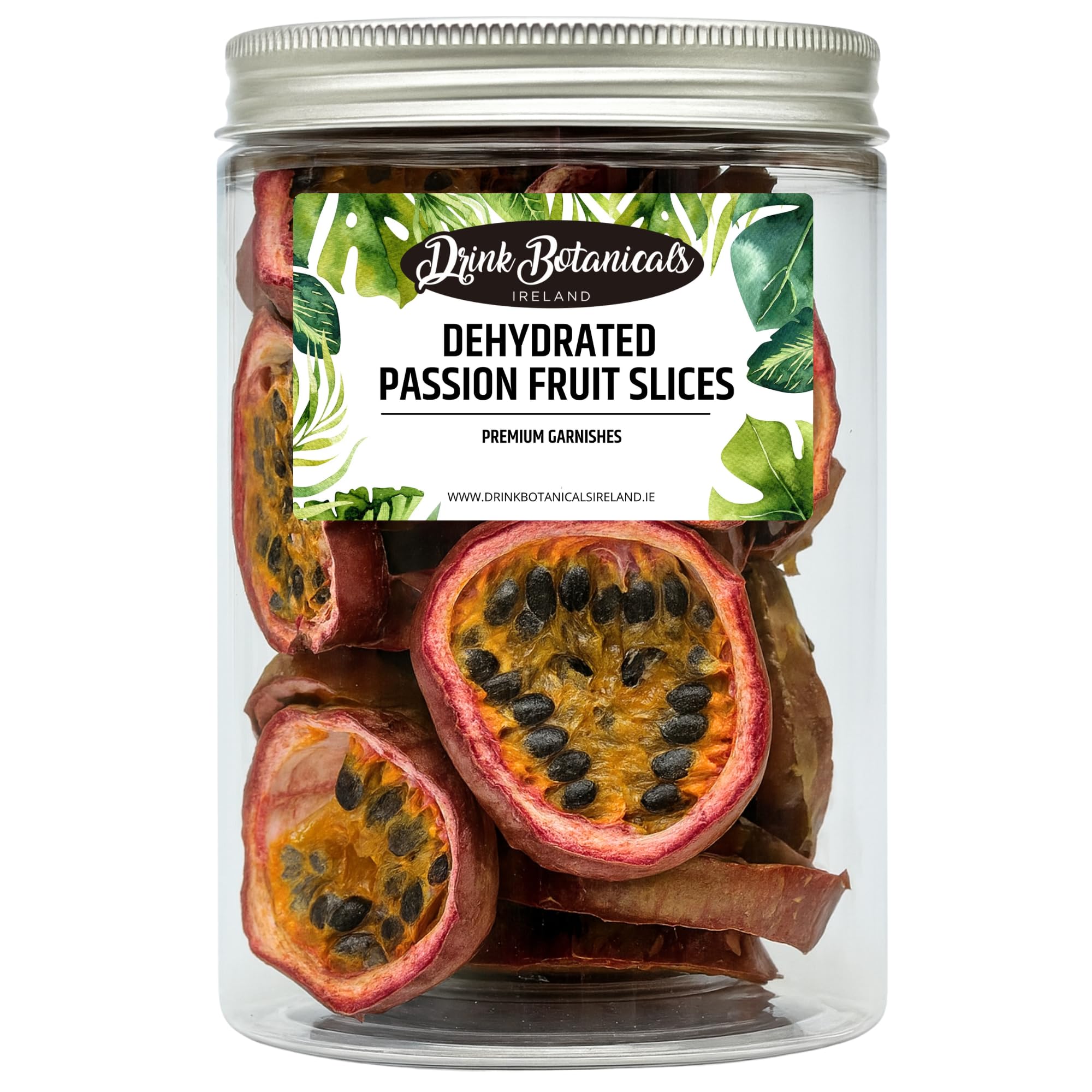 Drink Botanicals Ireland Dehydrated Passion Fruit Slices - 20+ Garnish