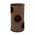 Dibea Cat Scratching Barrel – 50cm Sisal Scratching Tree in Brown