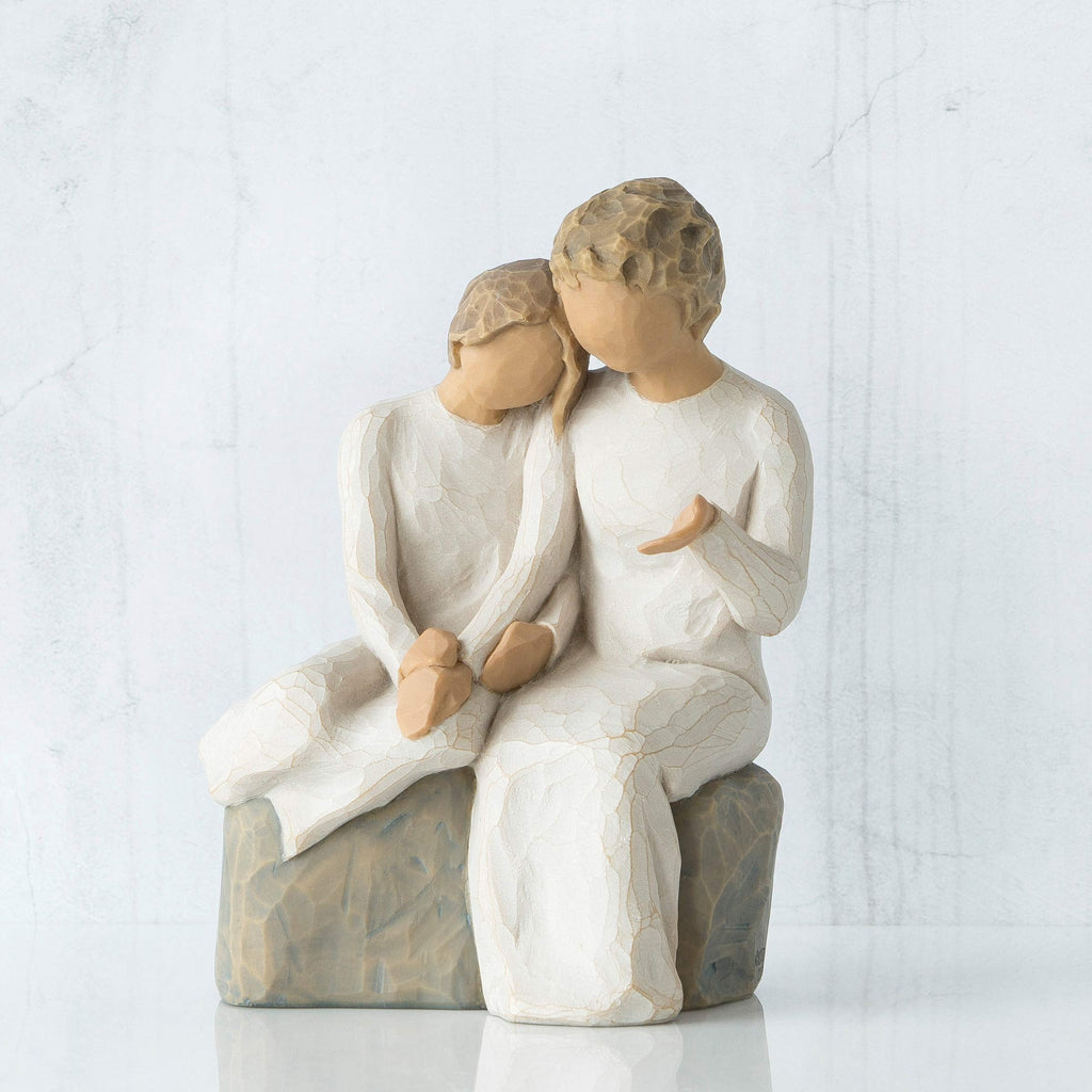 Willow Tree With My Grandmother Figurine – Hand-Painted Resin Sculpture