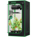 VIVOSUN S224 2x2 Grow Tent | 24x24x48 Mylar Indoor Hydroponic Tent