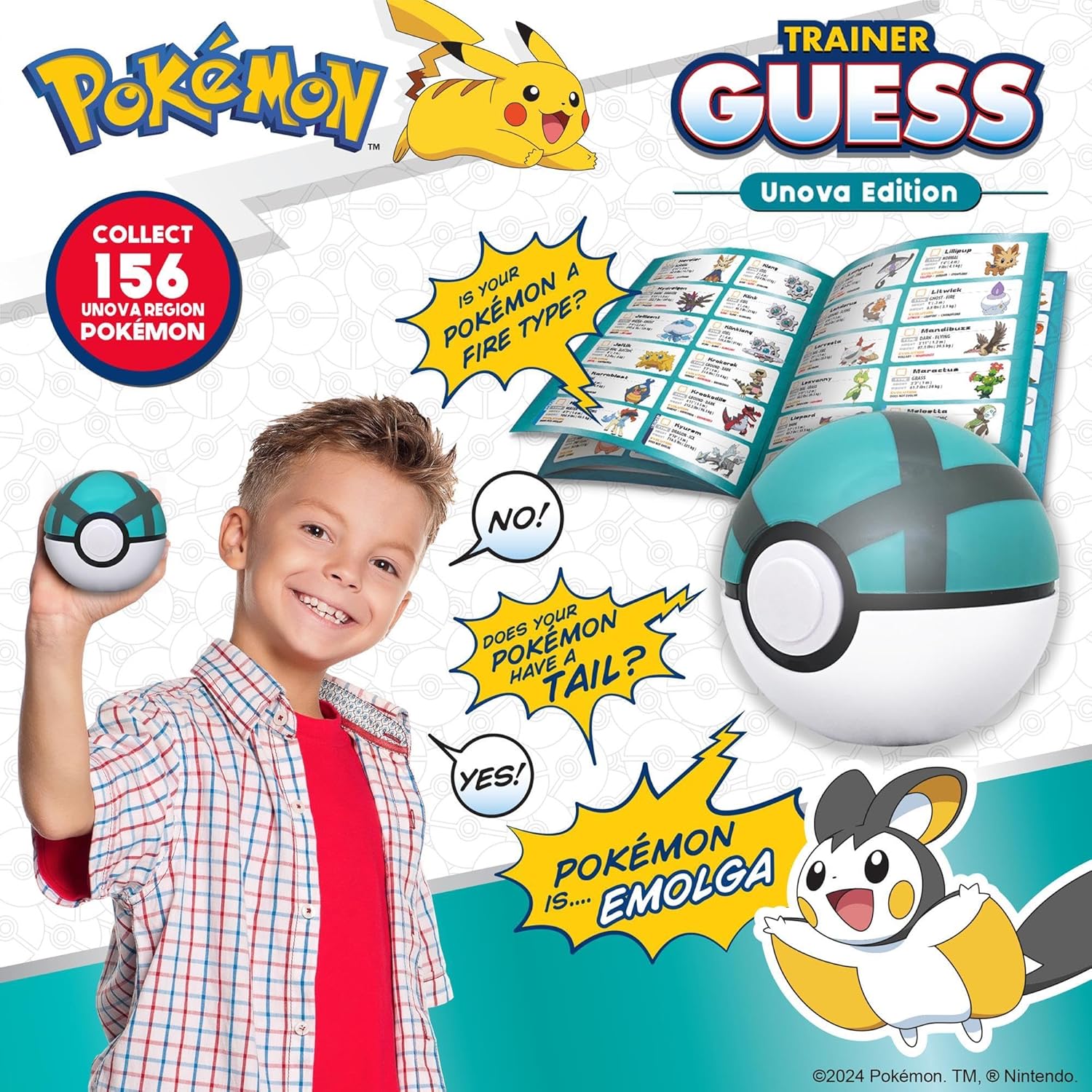 Pokemon Trainer Guess Unova Edition - Interactive Electronic Trivia Game