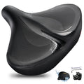 DAWAY W60 Extra Wide Bike Seat – Memory Foam Shock Absorbing Saddle