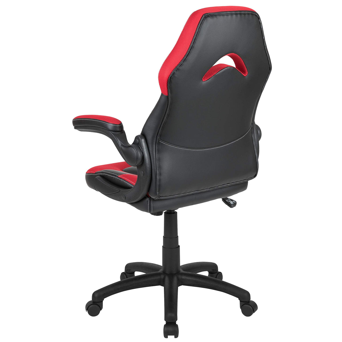 Flash Furniture X10 Gaming Chair - Ergonomic, Adjustable Gamer Chair with Back Support, LeatherSoft, Red/Black - image 5