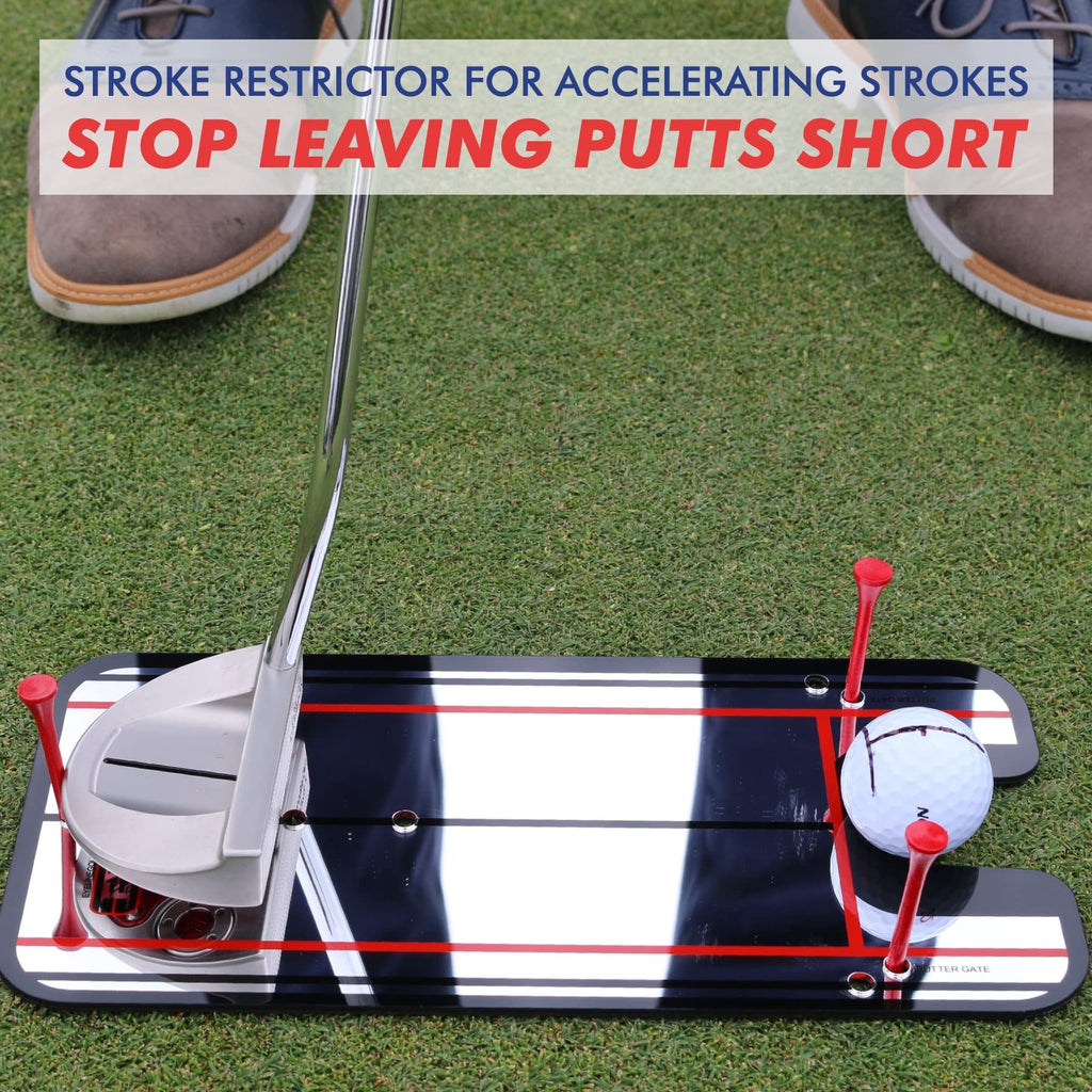 EyeLine Golf Putting Alignment Mirror – Portable 12x6 Training Aid