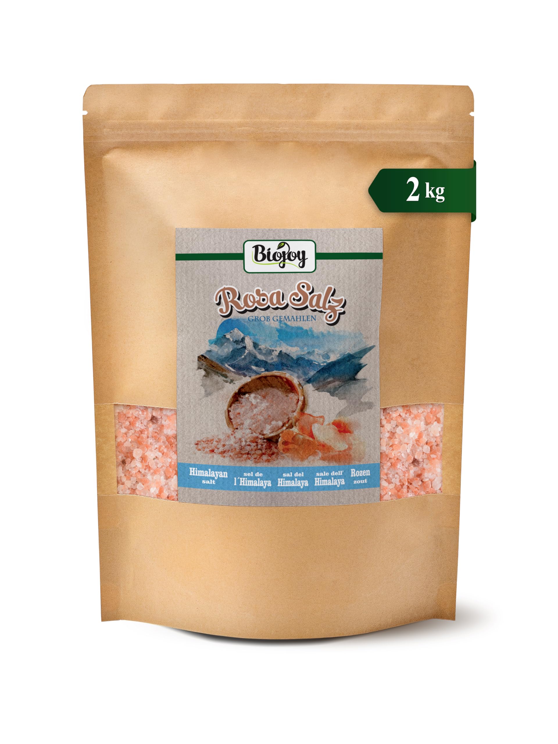 Pink Himalayan Crystal Salt for Grinder - Coarse (2 kg)