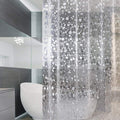 Pebble Shower Curtain | 3D Waterproof PVC Liner | 180x200cm
