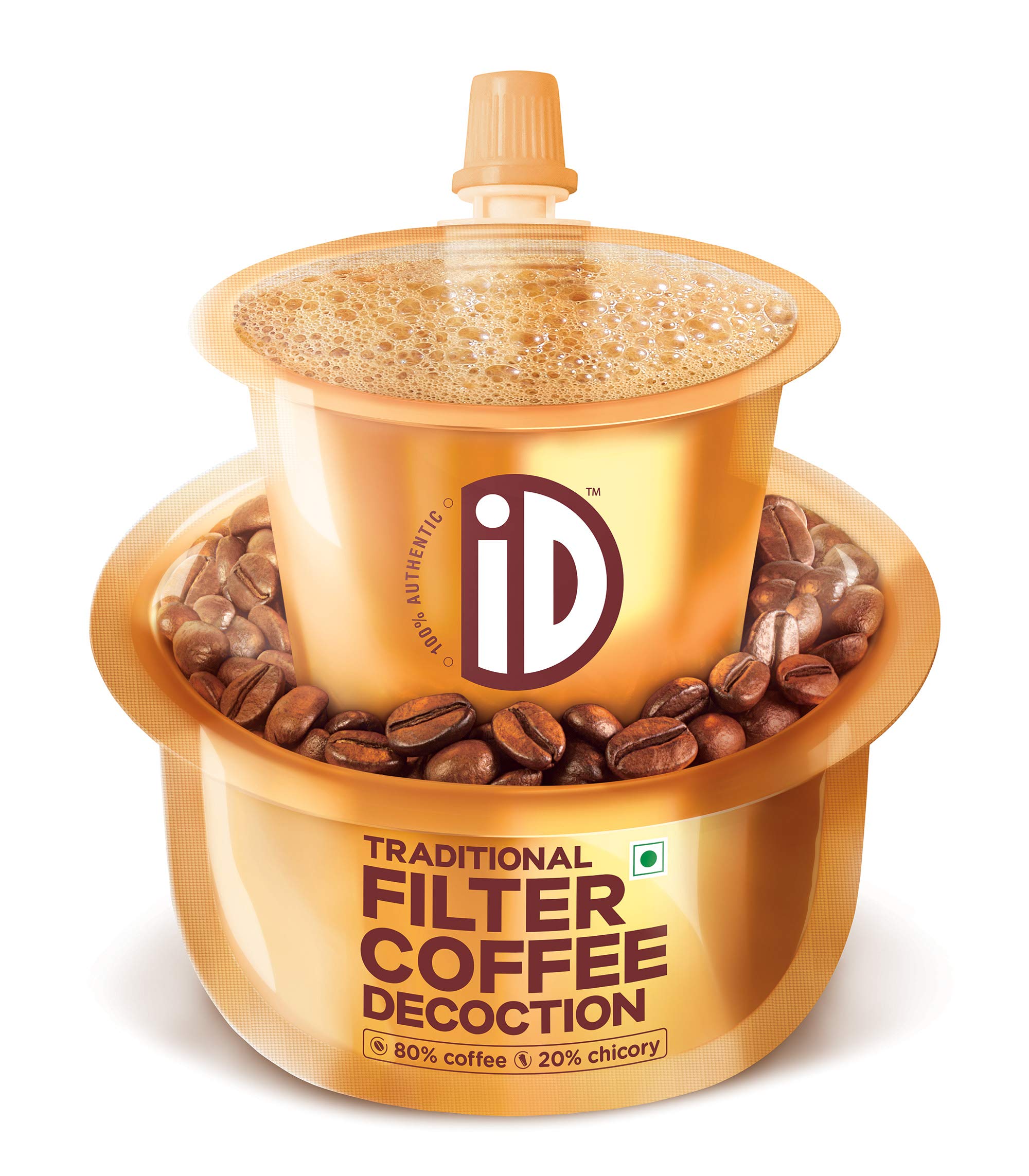 iD Instant Filter Coffee Decoction - 80/20 Coffee Chicory Blend - 750ml