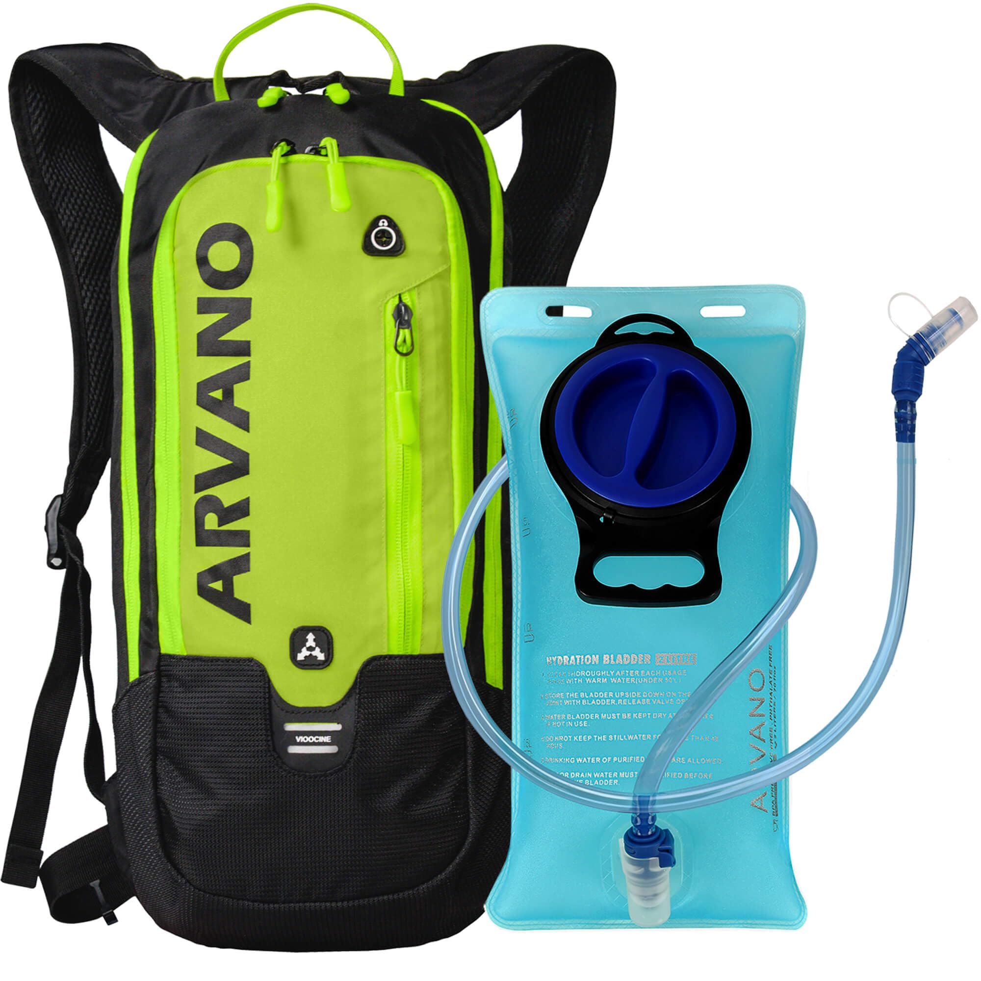 Arvano 6L Hydration Backpack with 2L Water Bladder – Lightweight Cycling Pack
