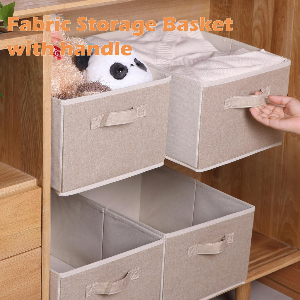 4 PCS Clothes Drawer Organisers Fabric Storage Box for Wardrobe Clothes Toy