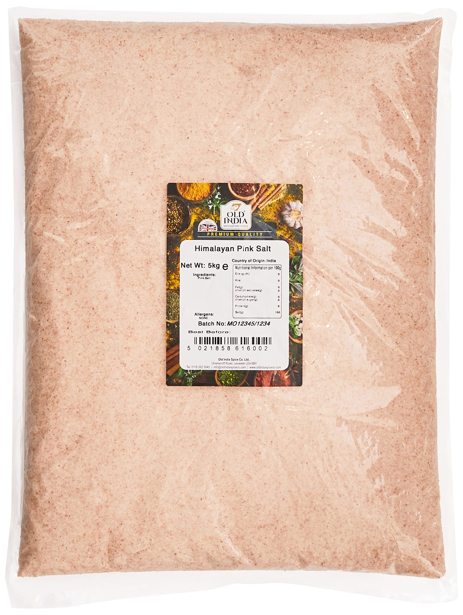 Old India Himalayan Pink Salt – 5kg Bulk Natural Gourmet Seasoning