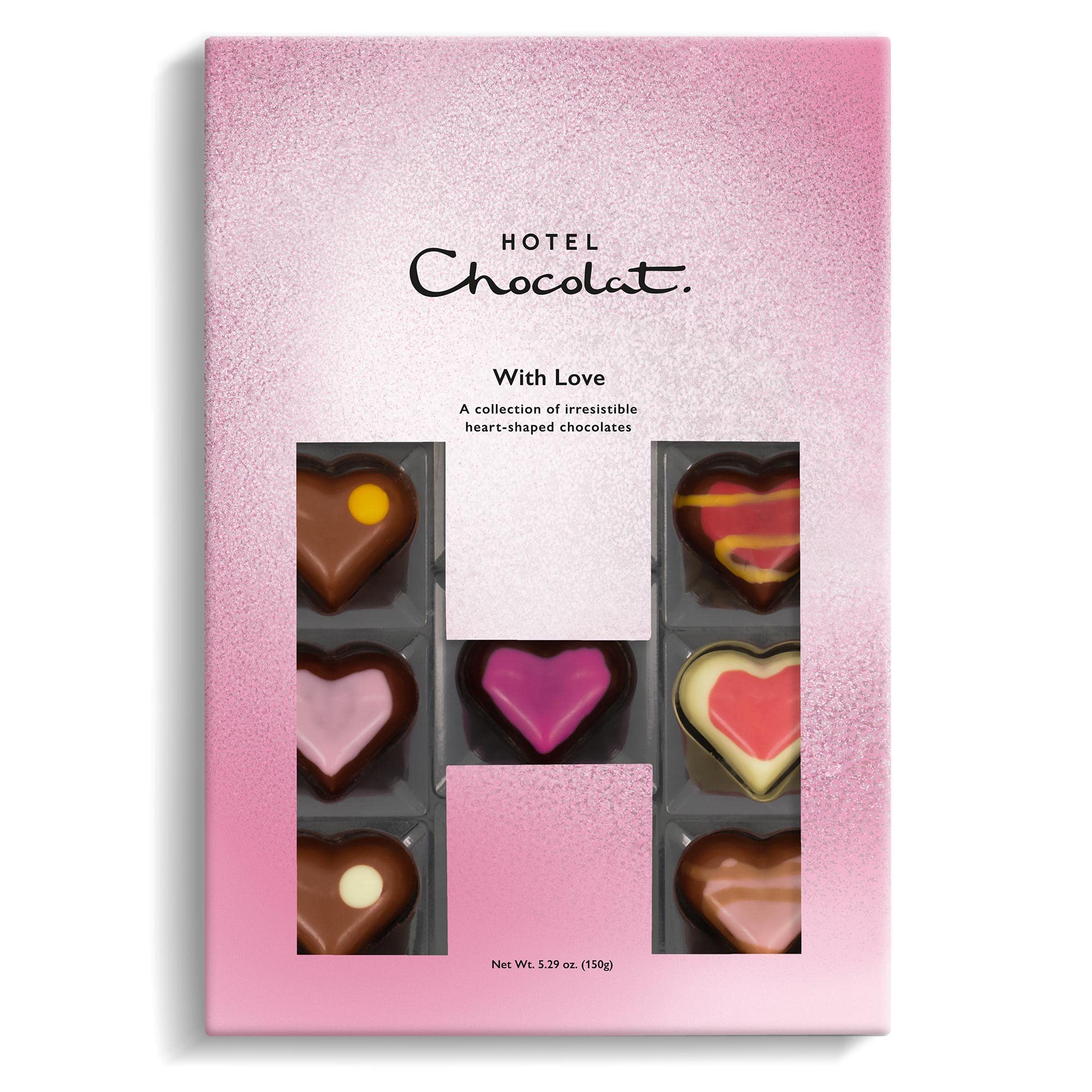 Hotel Chocolat With Love H-Box | 14 Assorted Milk & Dark Chocolates