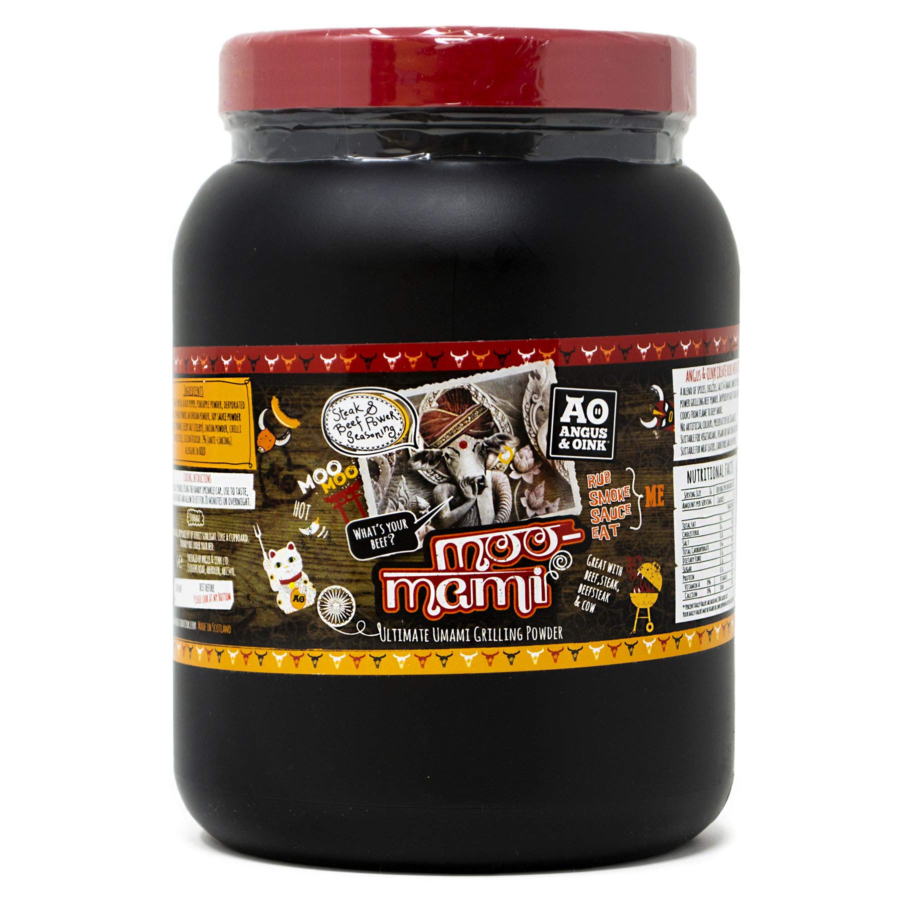 Angus & Oink Moo Mami Umami Beef BBQ Rub & Steak Grilling Powder