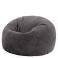 icon Kingston Cord Bean Bag with Filling Included, Grey
