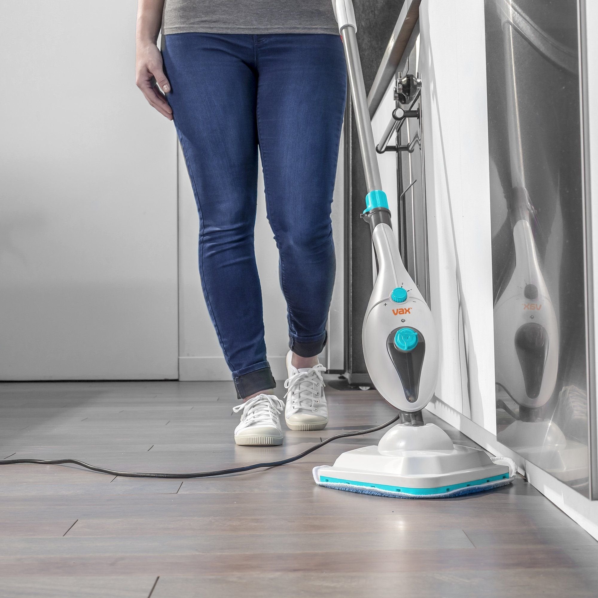 Vax S85-CM Multifunction Steam Mop and Handheld Cleaner | White & Blue