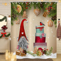 Hnmdmyi Christmas Shower Curtain | Waterproof Polyester Gnome Decor