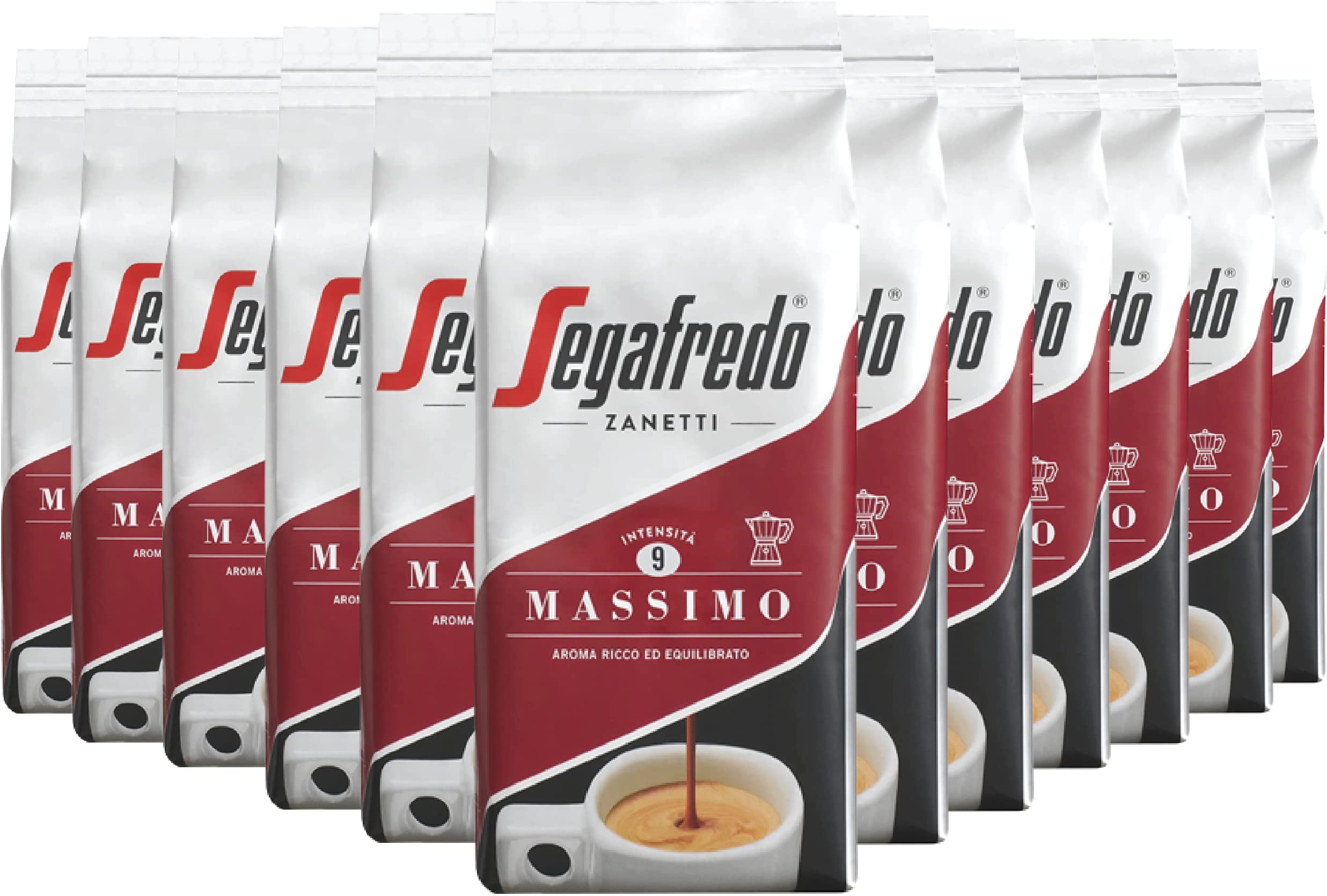 Segafredo Le Classique Massimo Ground Coffee - 12 Packs of 200g