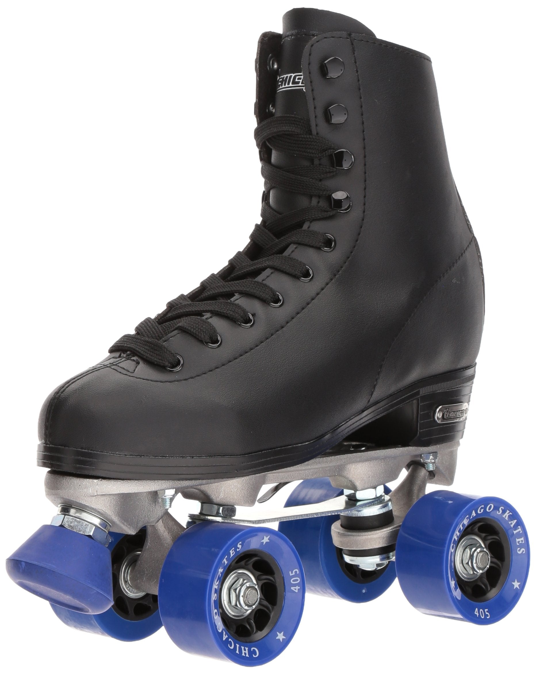 Chicago Skates Men's Classic Quad Roller Skates – Black Rink Skates
