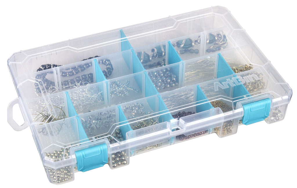 ArtBin 6847AG ZERUST Anti-Tarnish Box, 4 Compartment, Medium 10.75" x 7.375" - image 4