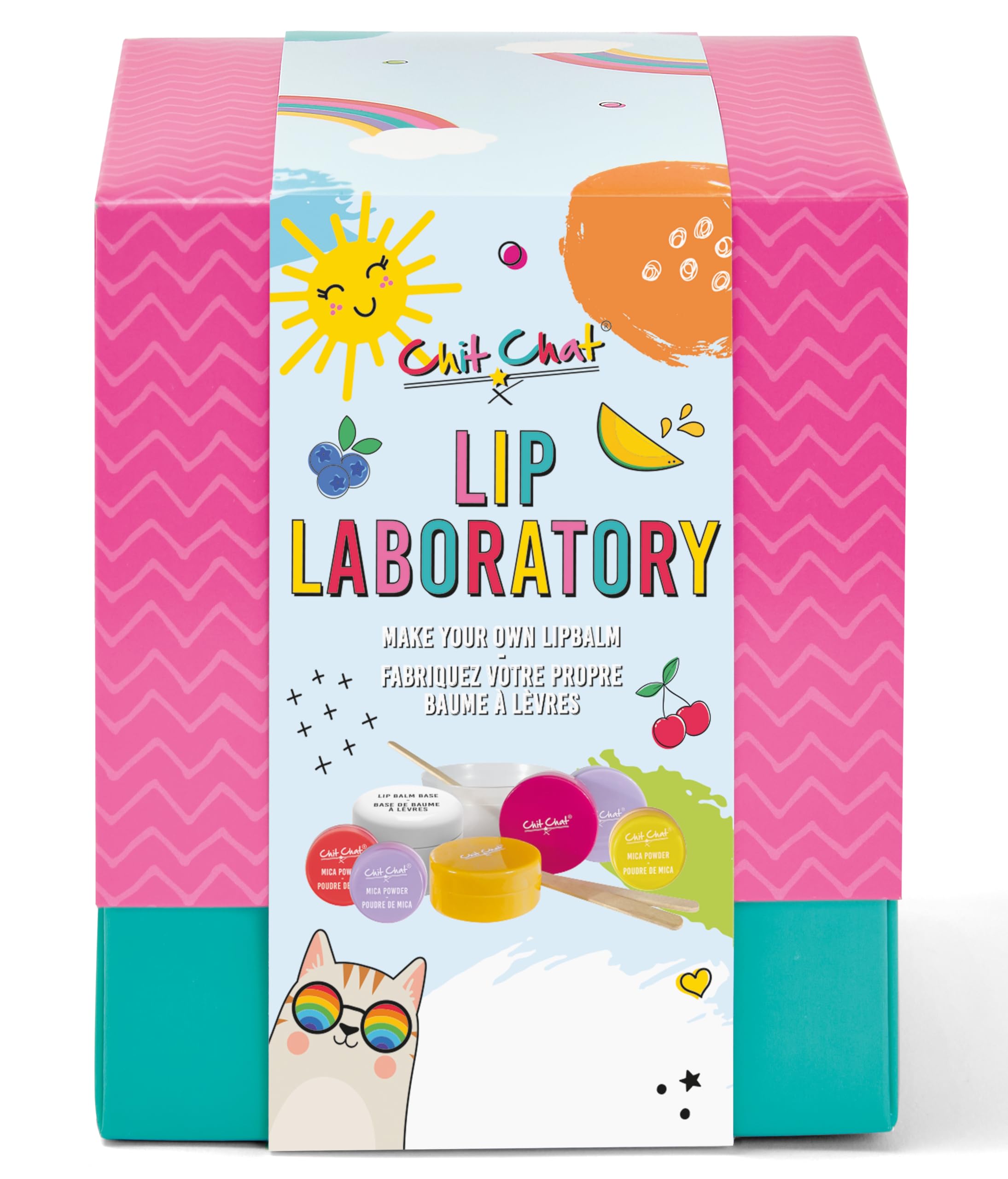 Chit Chat Lip Laboratory DIY Lip Balm Kit – Vegan & Cruelty-Free Gift Set