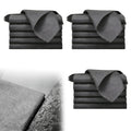 Uoxmiy 15-Pack Thick Magic Cleaning Cloths – 30x30cm Microfiber Glass Rags