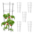 Relaxdays Climbing Aid Set of 6 – 76cm Iron Plant Trellis for Vines