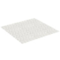 TATAY Pisces Non-slip PVC Bath Mat – Anti-Bacterial White, 54x54 cm