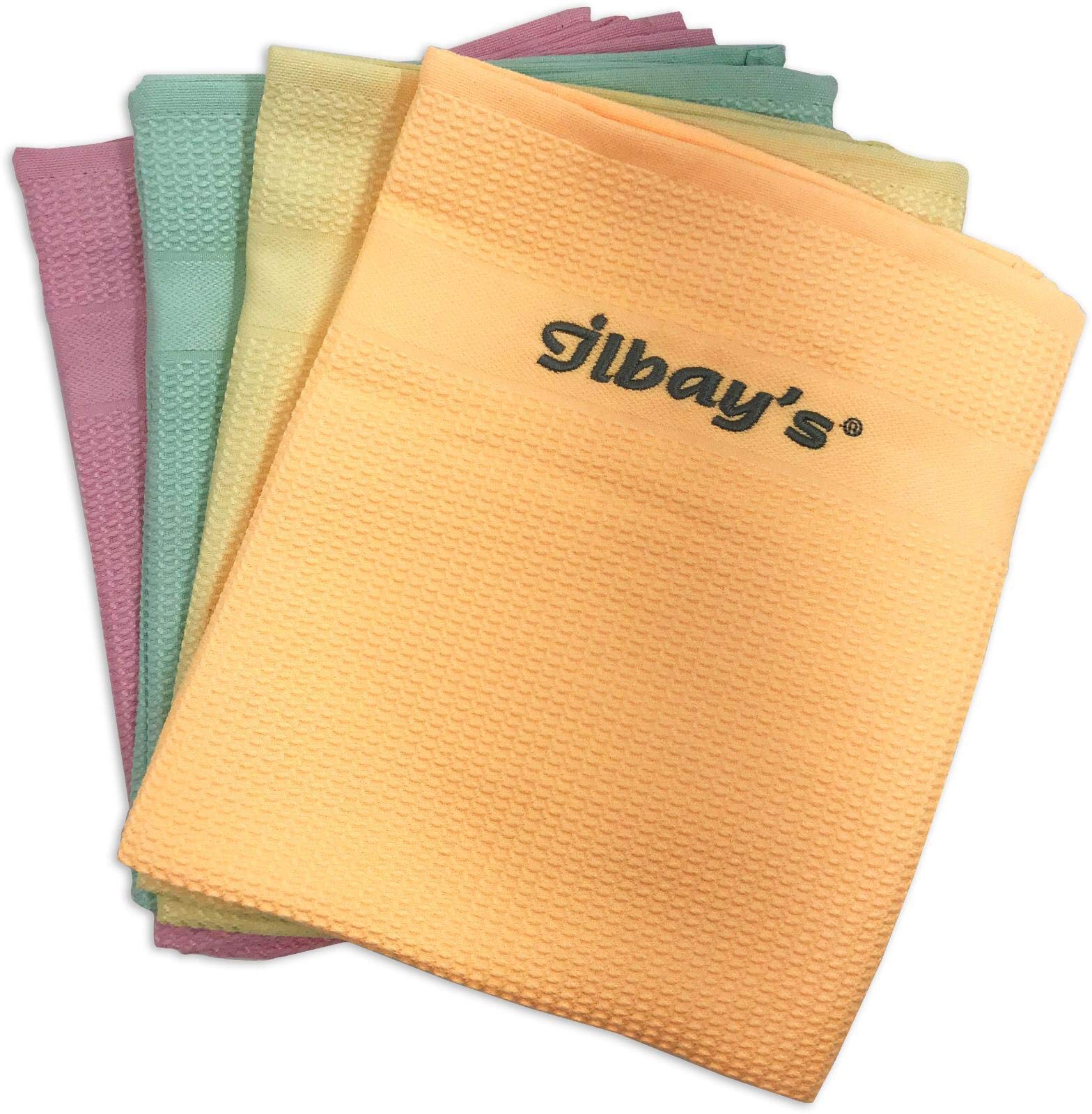 Ilbay's Bezler Microfibre Cleaning Cloths - Streak-Free Glass [4 Pack]