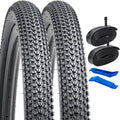YunSCM 24x1.95 MTB Bike Tyres and Tubes Set | 2-Pack Foldable Off-Road Tires