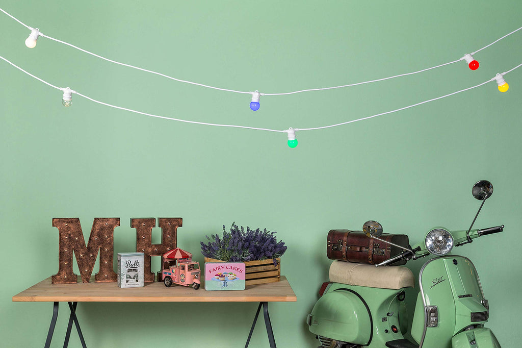 Amarcords White Outdoor Festoon Lights - 12.5m E27 String Lights
