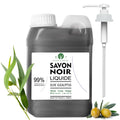 B.O.T Natural Black Liquid Soap | Olive & Eucalyptus Oil Cleaner, 1L