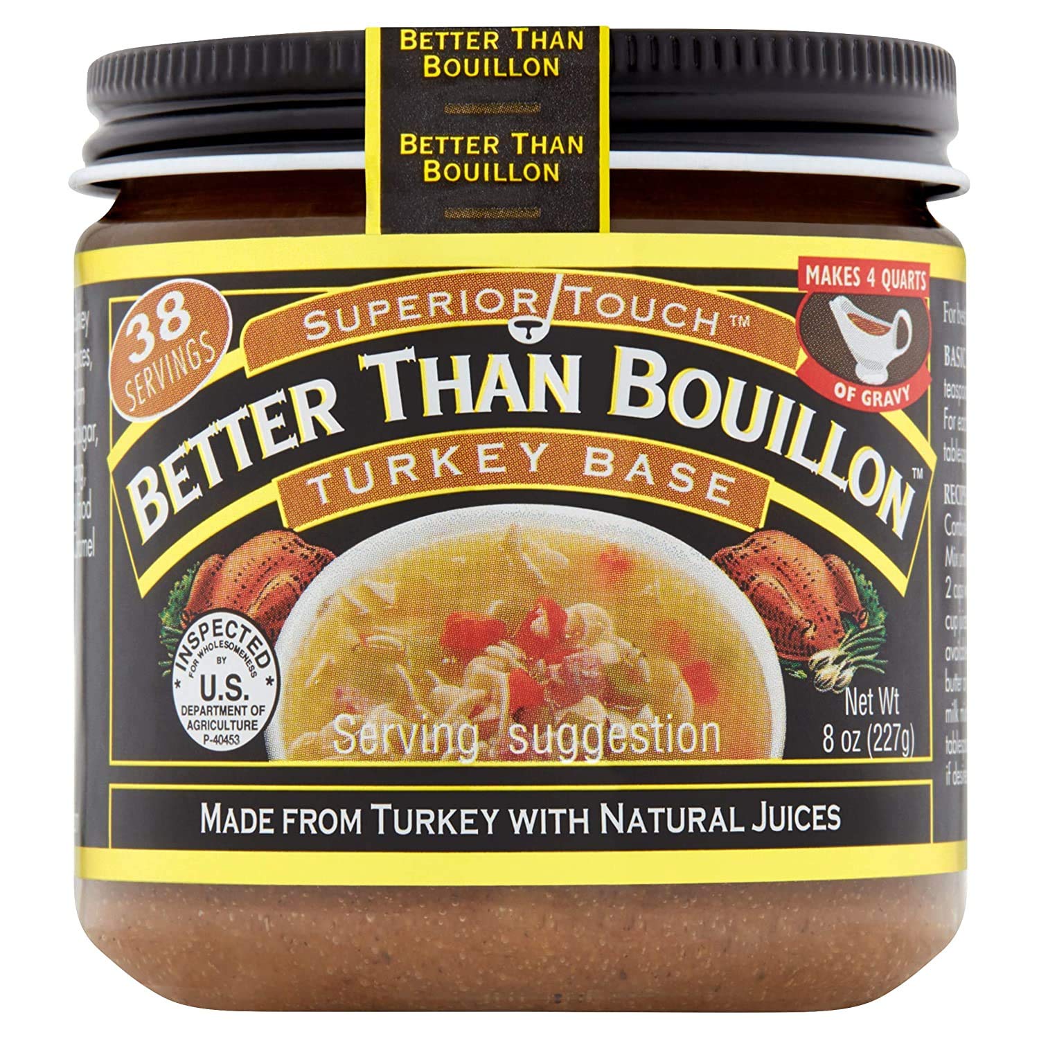 Better Than Bouillon Turkey Base – Superior Touch Poultry Stock, 8oz