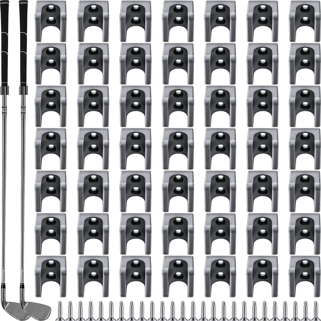Deekin 30-Piece Golf Club Wall Mount Rack – Gray PP Storage Organizer