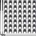 Deekin 30-Piece Golf Club Wall Mount Rack – Gray PP Storage Organizer
