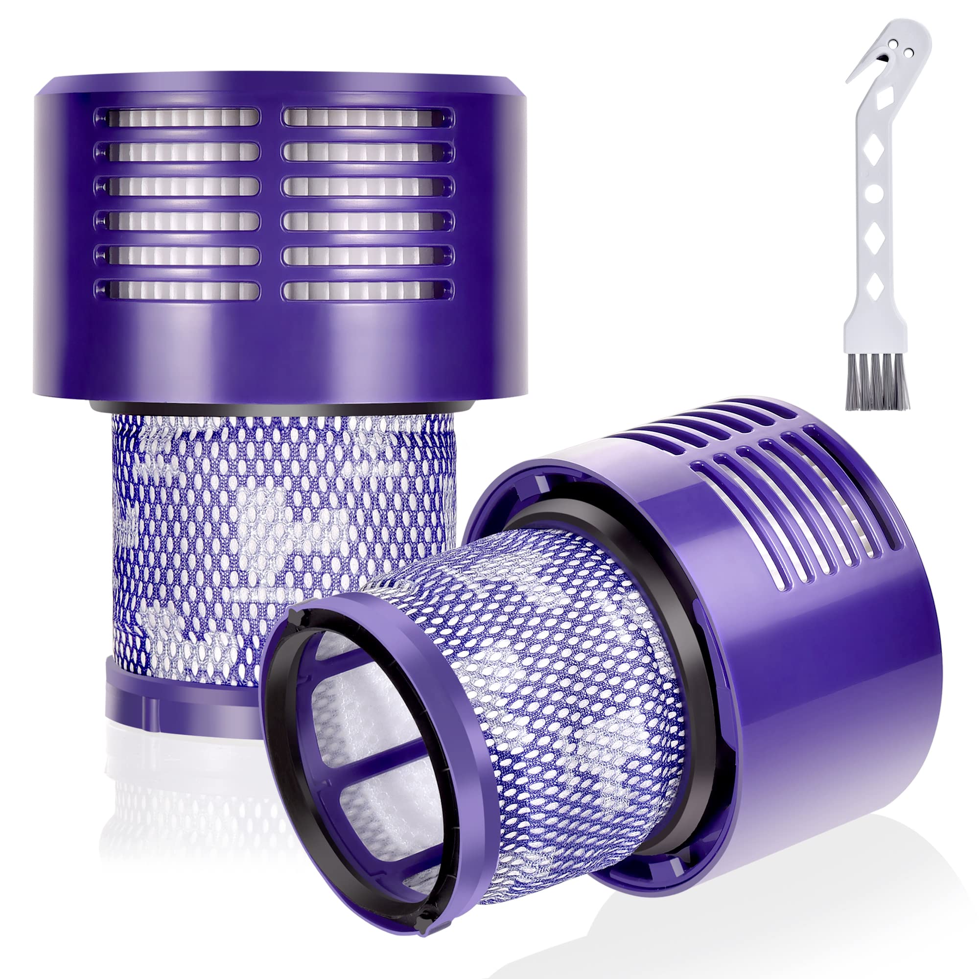 Leadaybetter 2-Pack Washable HEPA Filters for Dyson V10 SV12 Vacuums