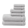 Martha Stewart 6-Piece Cotton Bath Towel Set | Soft & Absorbent Terry