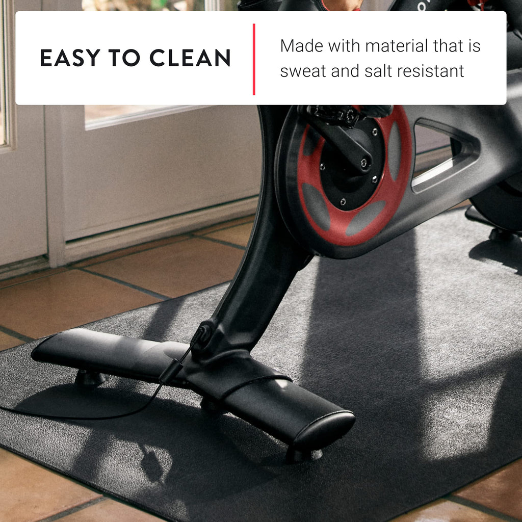 Peloton Bike Mat – 72 x 36 Inch Protective Floor Mat, 4mm Black
