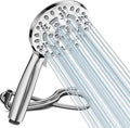 Cobbe High Pressure Shower Head with Hose | 8 Spray Modes Rain Set