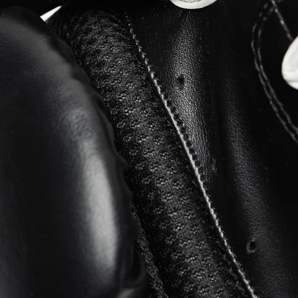Leone 1947 Flash Boxing Gloves – Black Flex PU Training Gear – 16 OZ