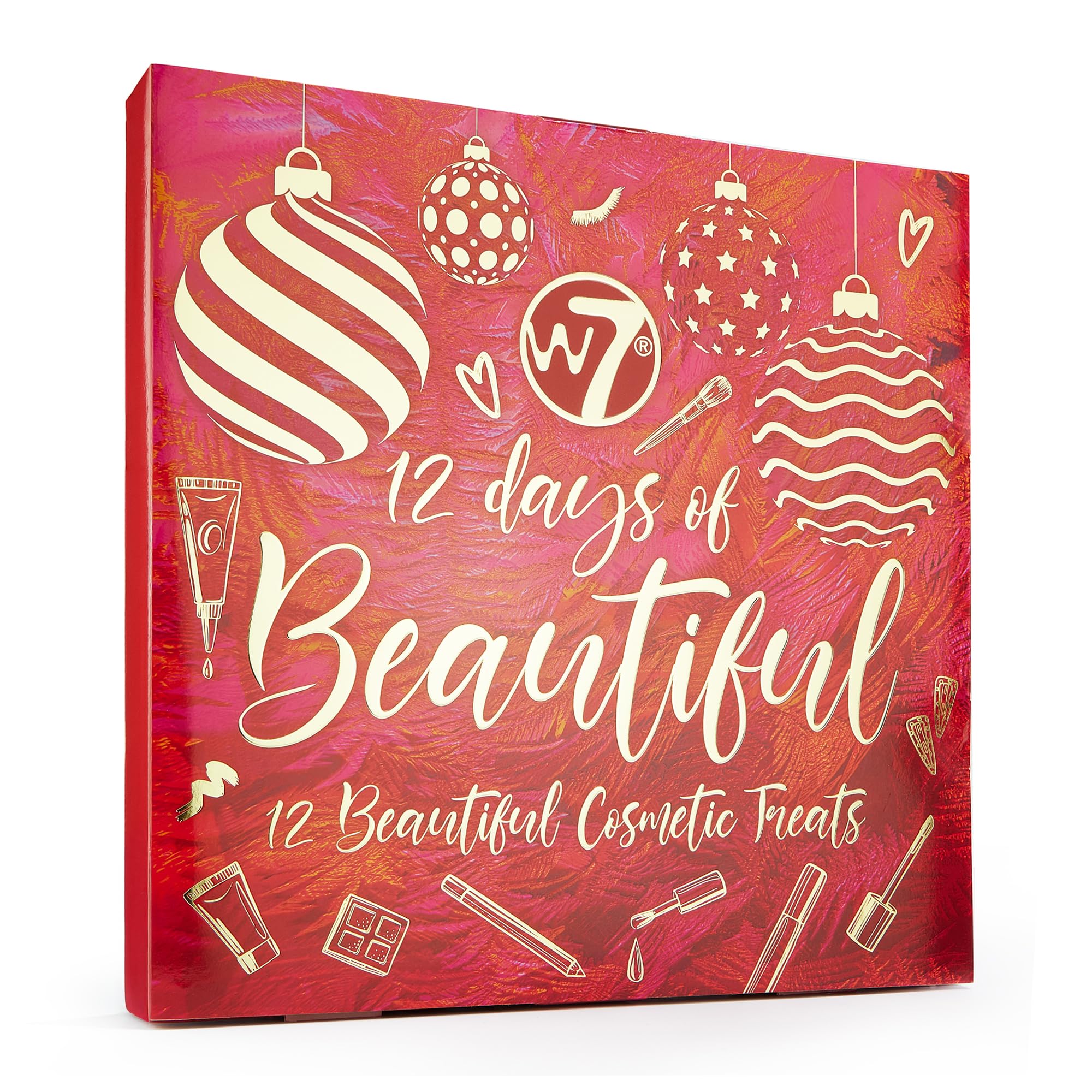 W7 12 Days of Beautiful Advent Calendar 2025 | Cruelty-Free Makeup Set
