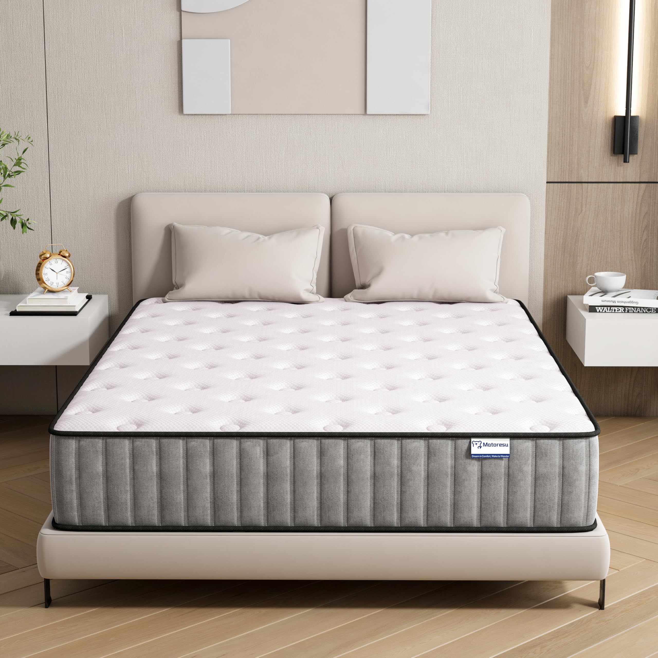 Matoresu Single Hybrid Mattress - 25cm Memory Foam & Innerspring