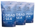 Dead Sea Salt Bath Set 3x1kg Zipper Pure Natural