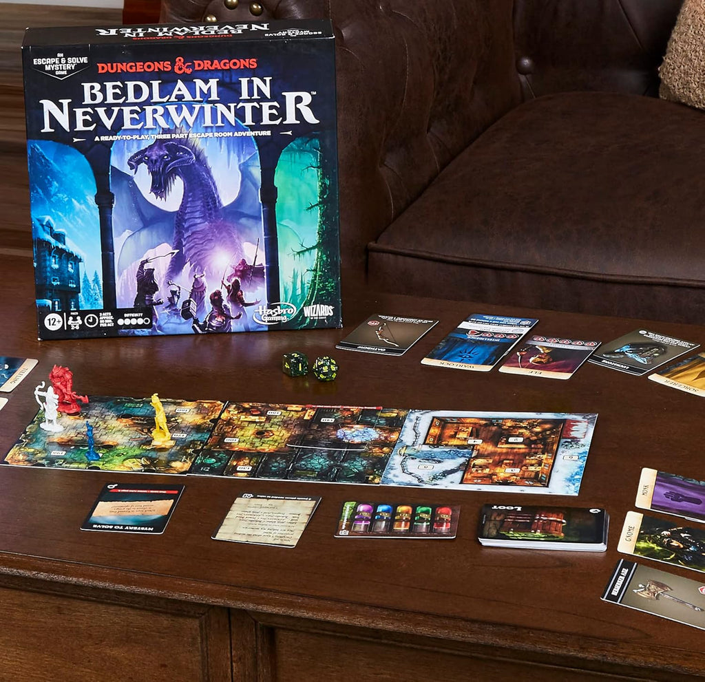 Dungeons & Dragons: Bedlam in Neverwinter Escape Room Board Game