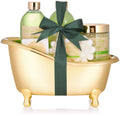 BRUBAKER Aloe Vera Love 6-Piece Bath and Spa Gift Set with Acrylic Tub