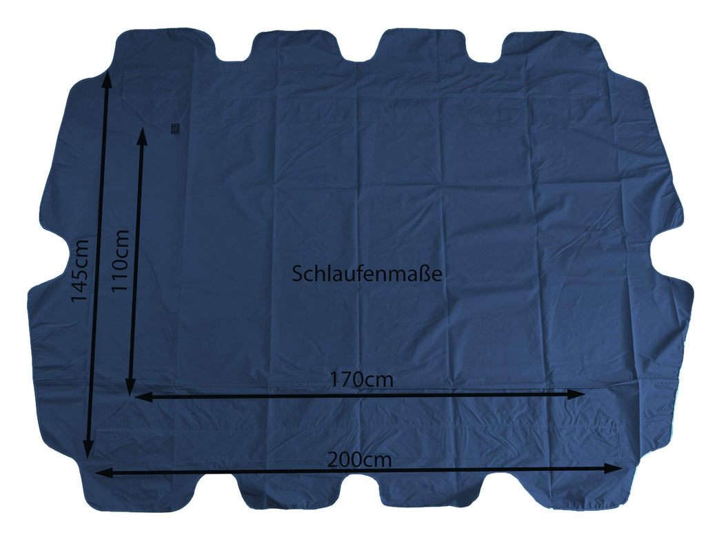 3-Seater Swing Replacement Roof – Blue Polyester Canopy