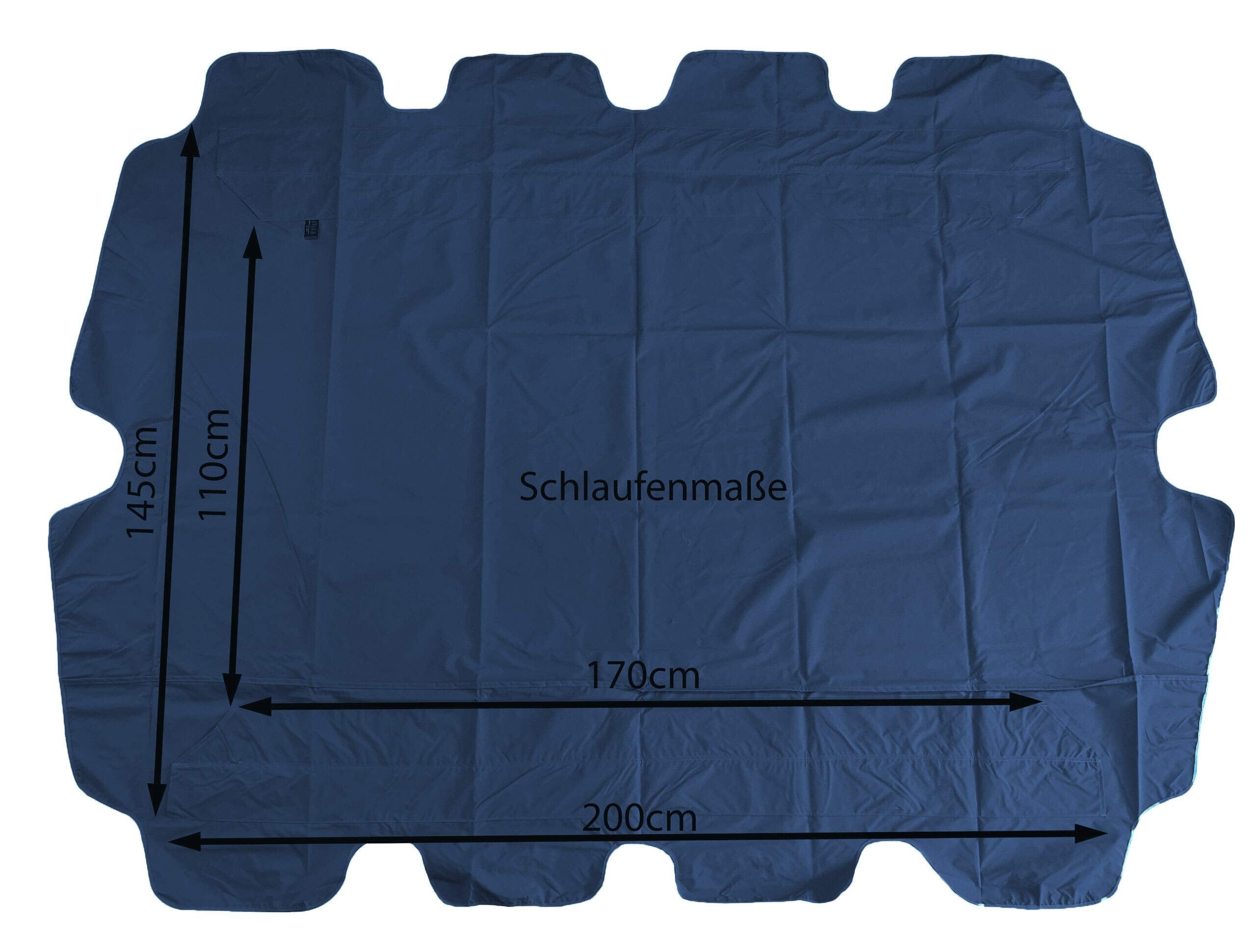 3-Seater Swing Replacement Roof – Blue Polyester Canopy