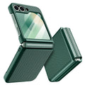 Doeshine Samsung Galaxy Z Flip 6 Case with Hinge Protection – Green